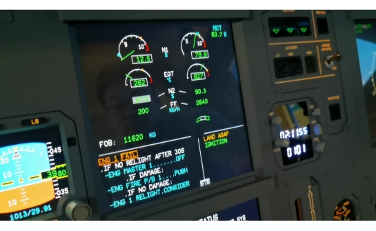 中仿CNFSimulator.A320模拟器：发动机故障模拟